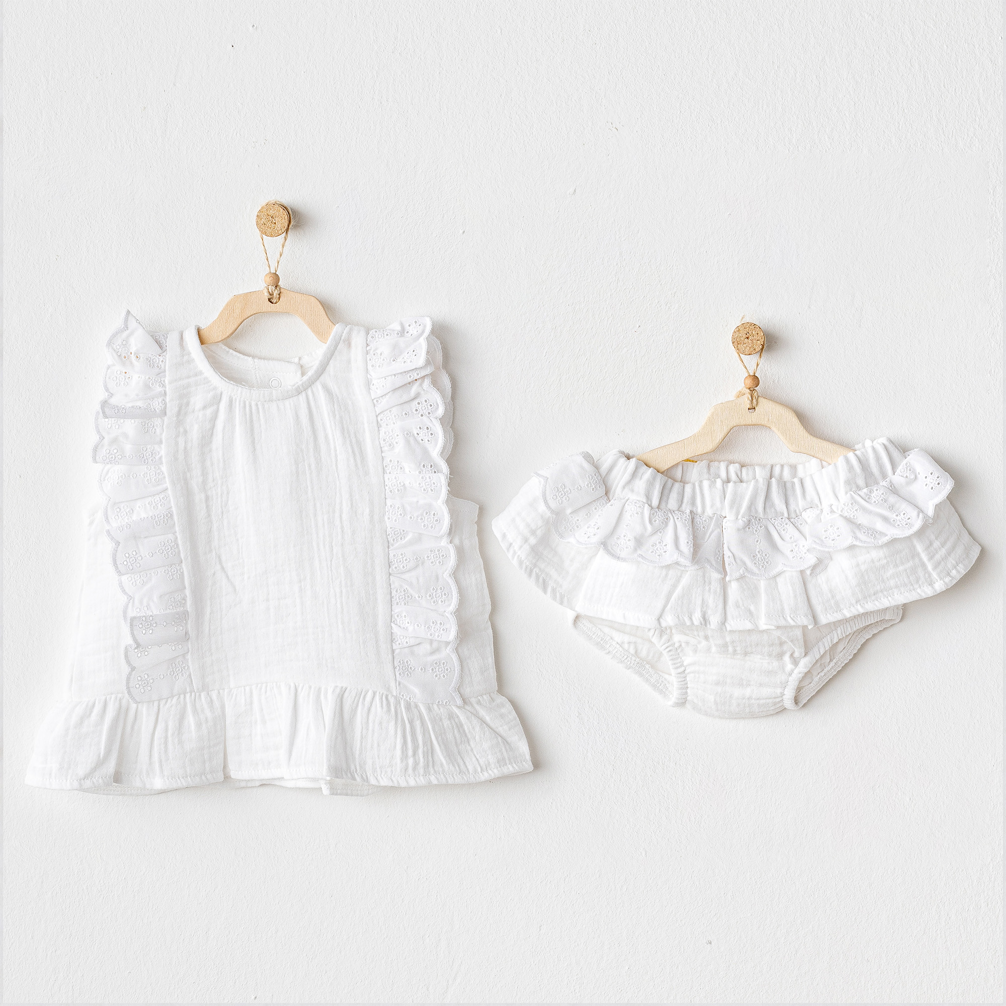 Bebek Takim 2 Pcs Set Muslin Home