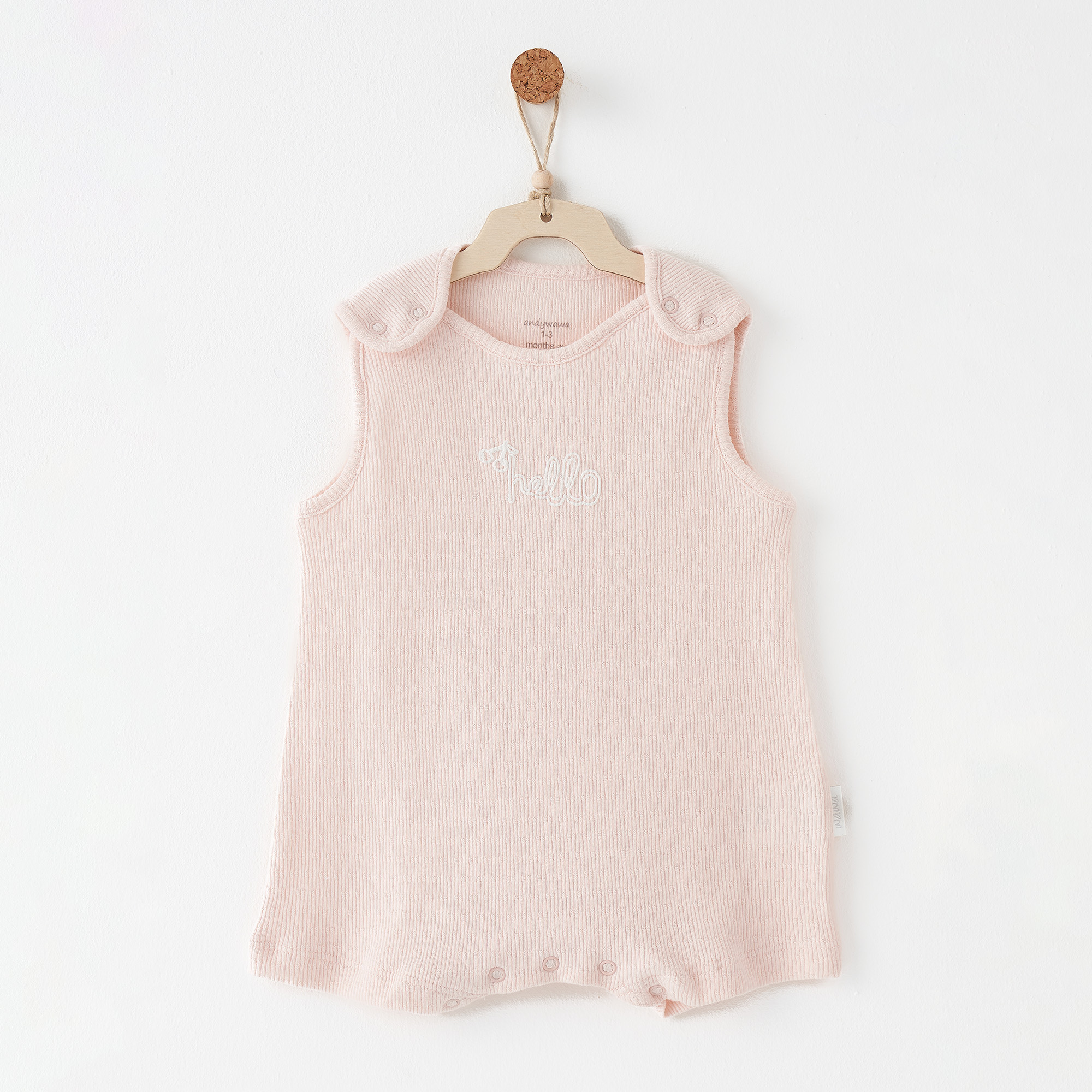 Bebek Tulum Romper Jacquard Special Modal