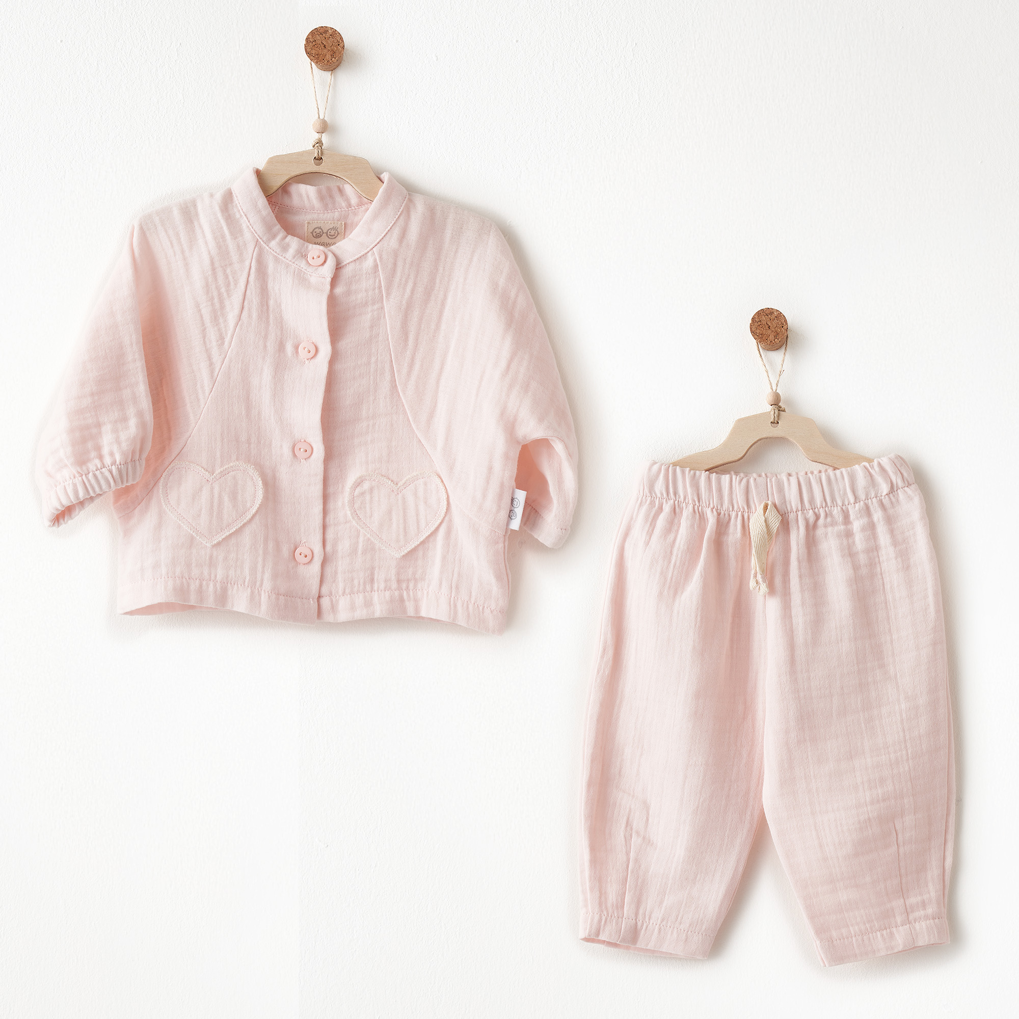 Bebek Takim 3 Pcs Set Muslin Lovely Day