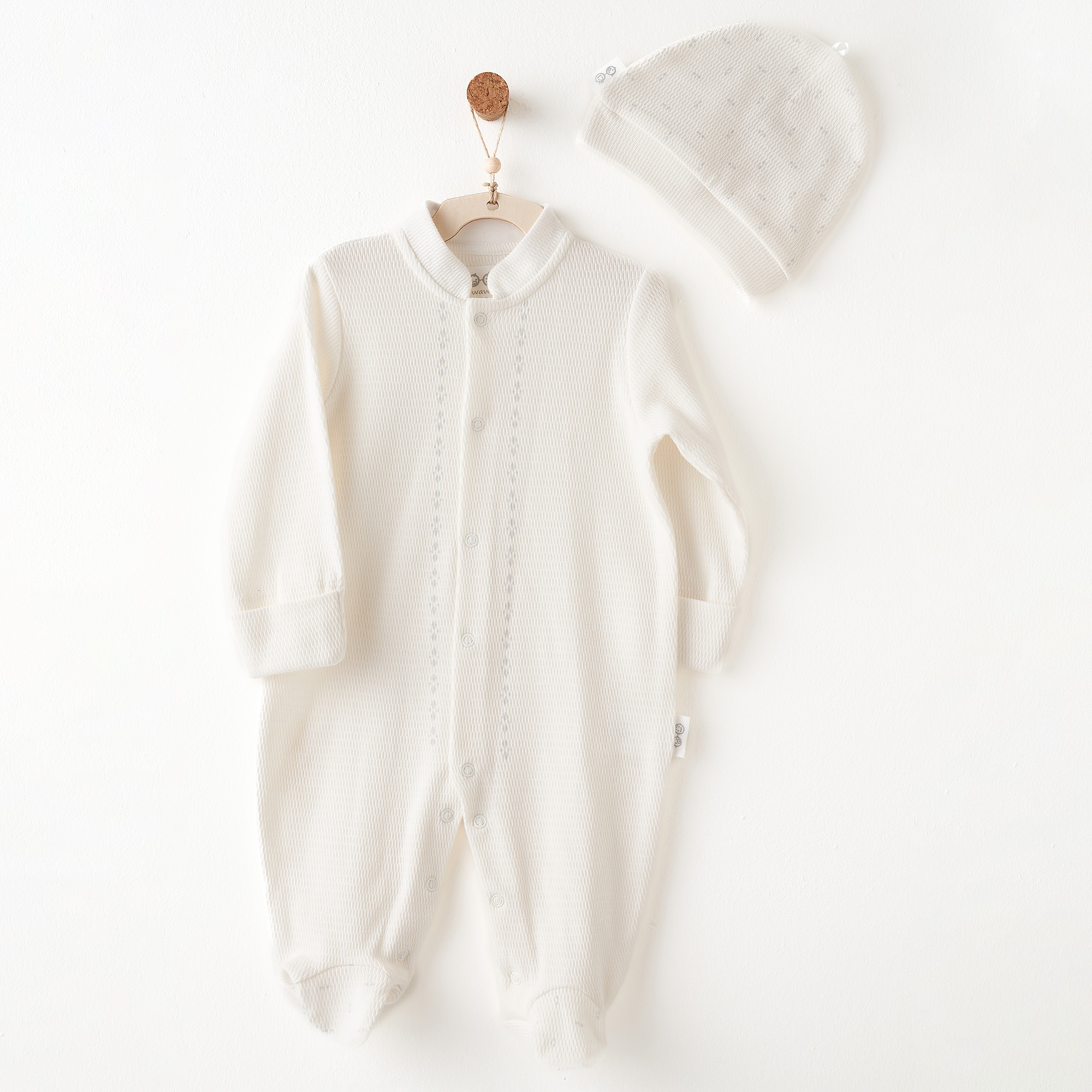 Bebek Tulum Takım Romper Hat Set Gentelman