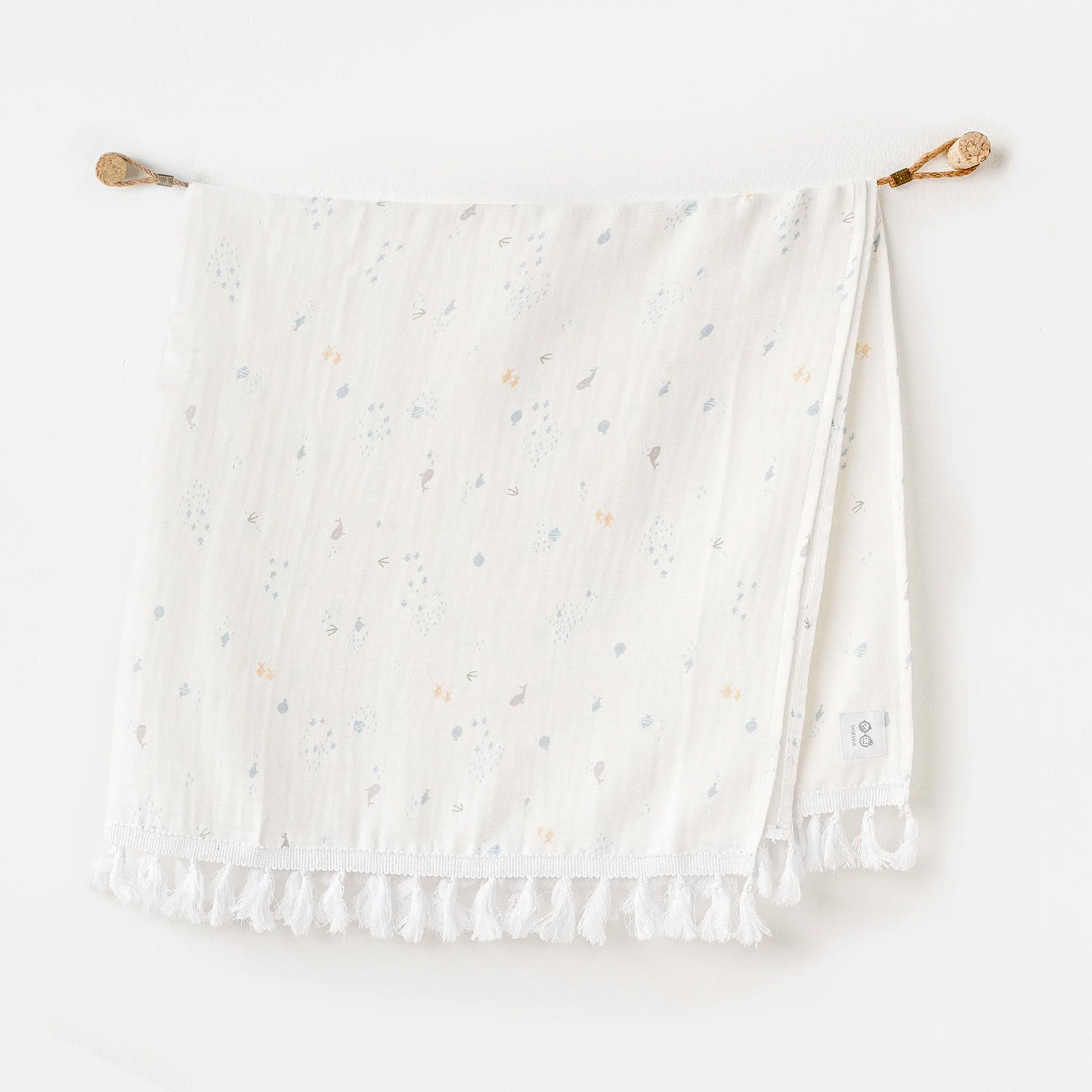 Bebek Battaniye Blanket 85X90 Ocean Is My Happy Place Muslin