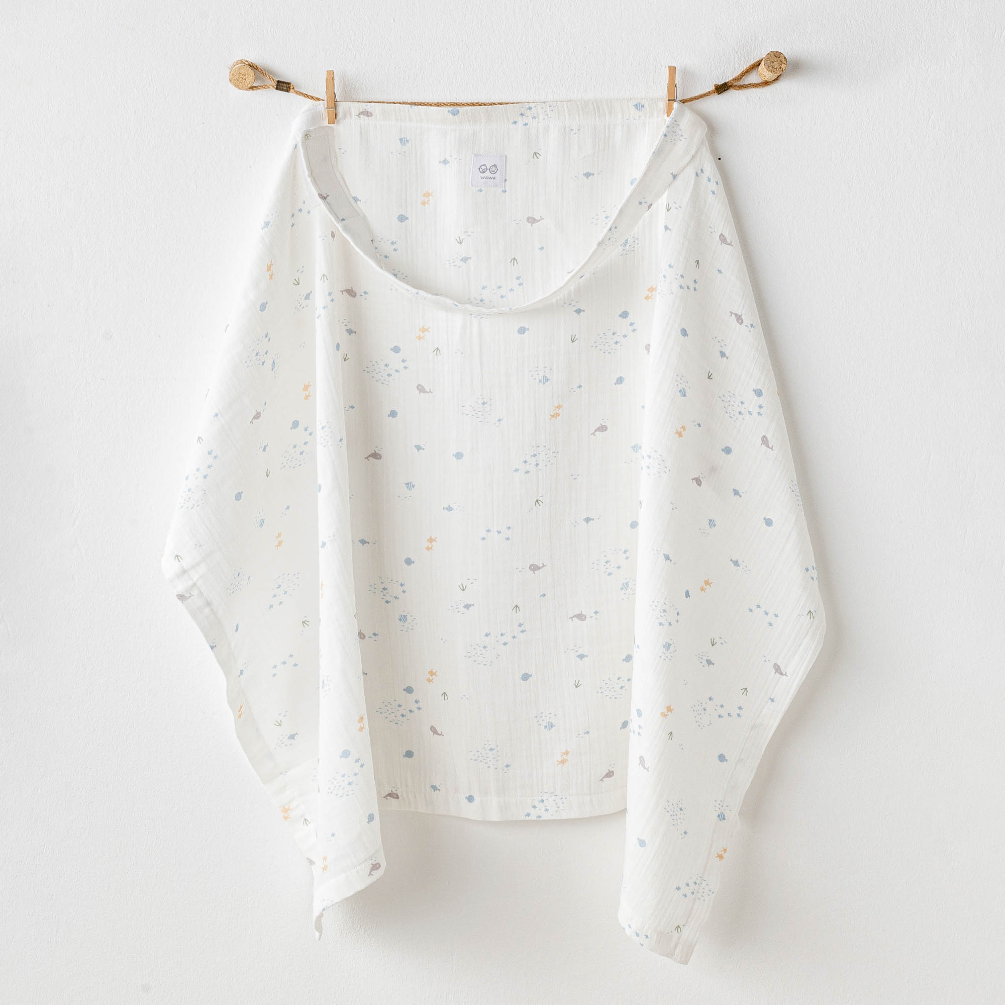 Bebek Emzirme Örtüsü Nursing Cover Muslin Home