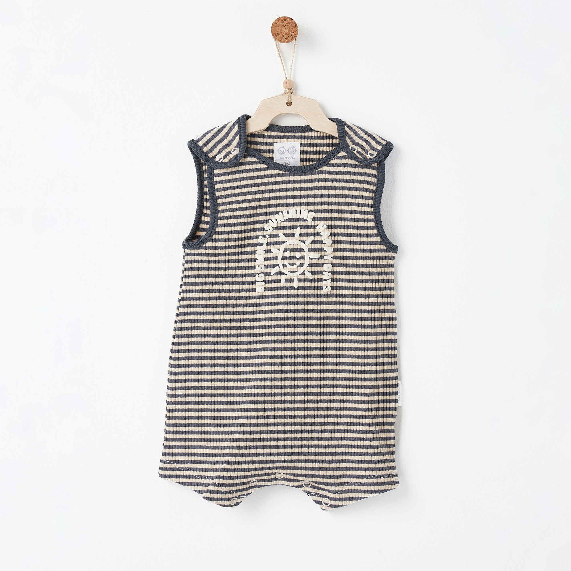 Bebek Tulum Romper Bamboo Striped