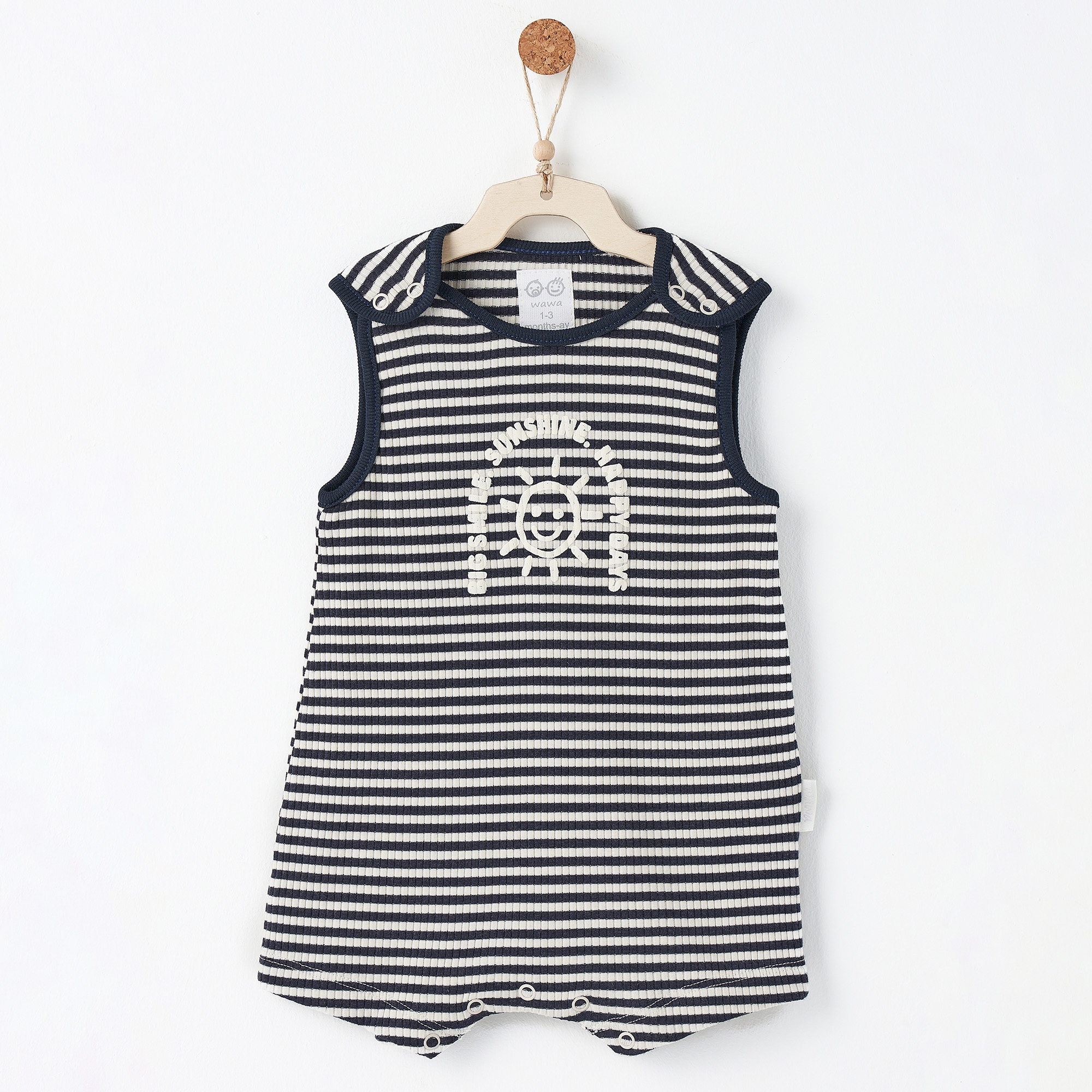 Bebek Tulum Romper Bamboo Striped