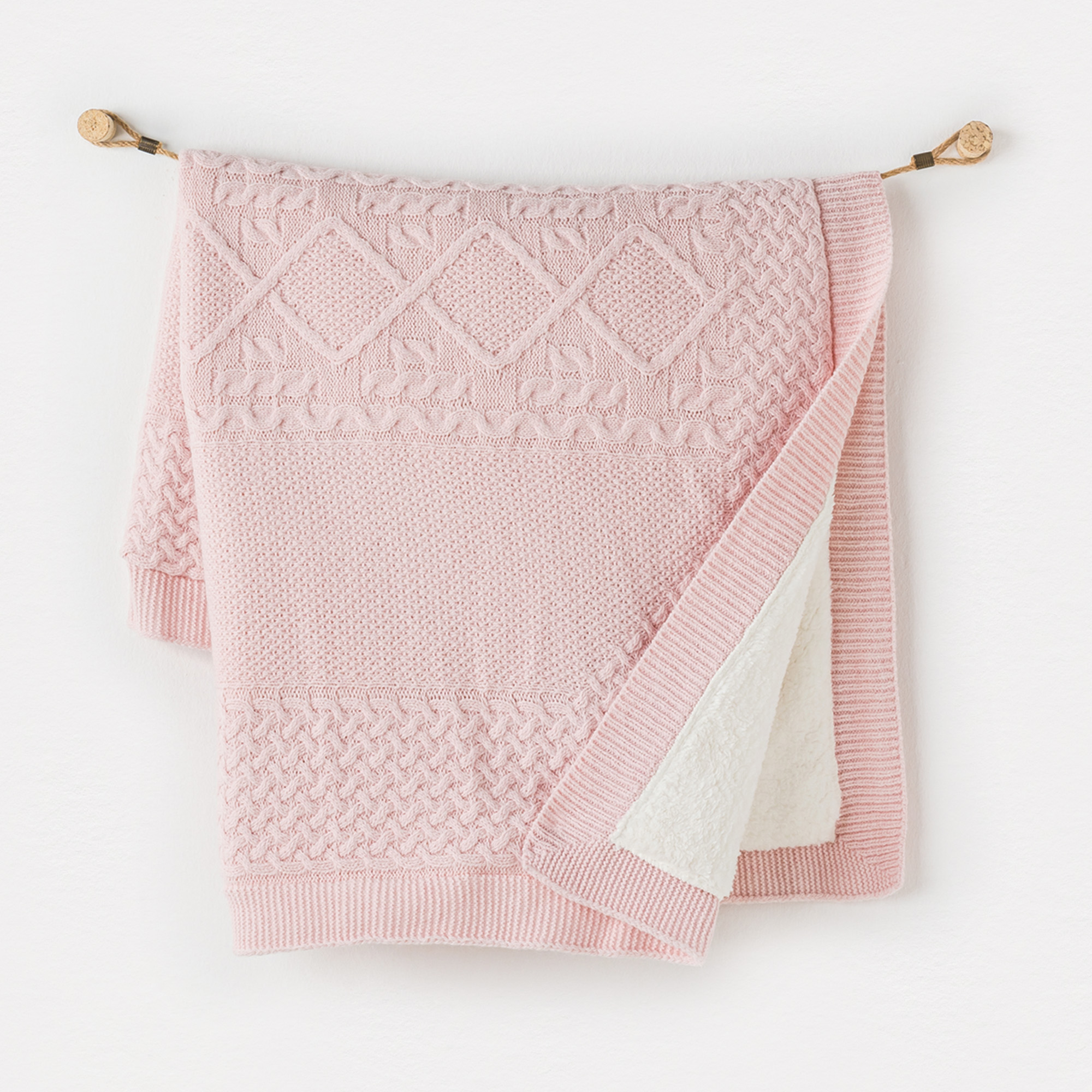 Bebek Triko Battaniye Knitted Blanket 95X85