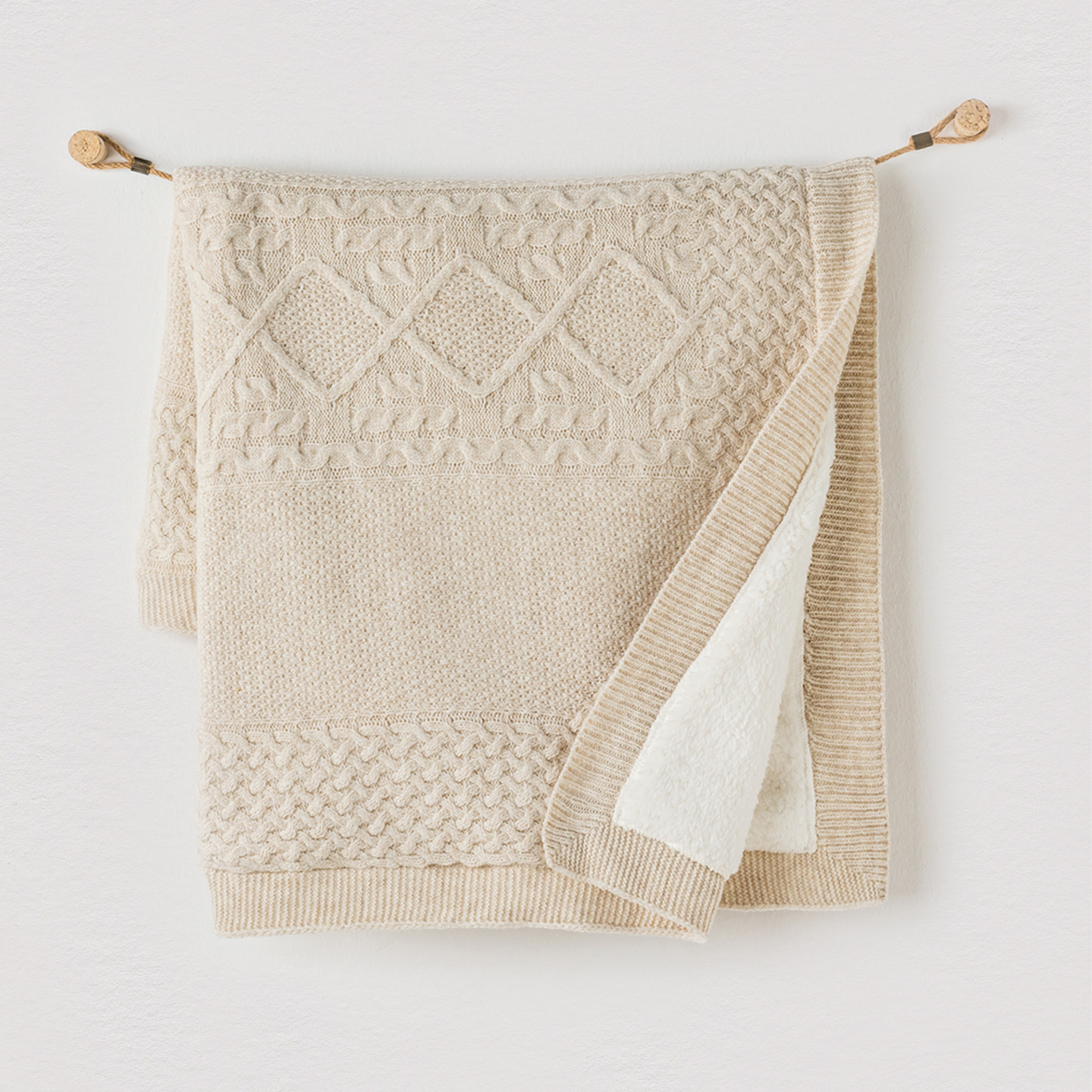 Bebek Triko Battaniye Knitted Blanket 95X85