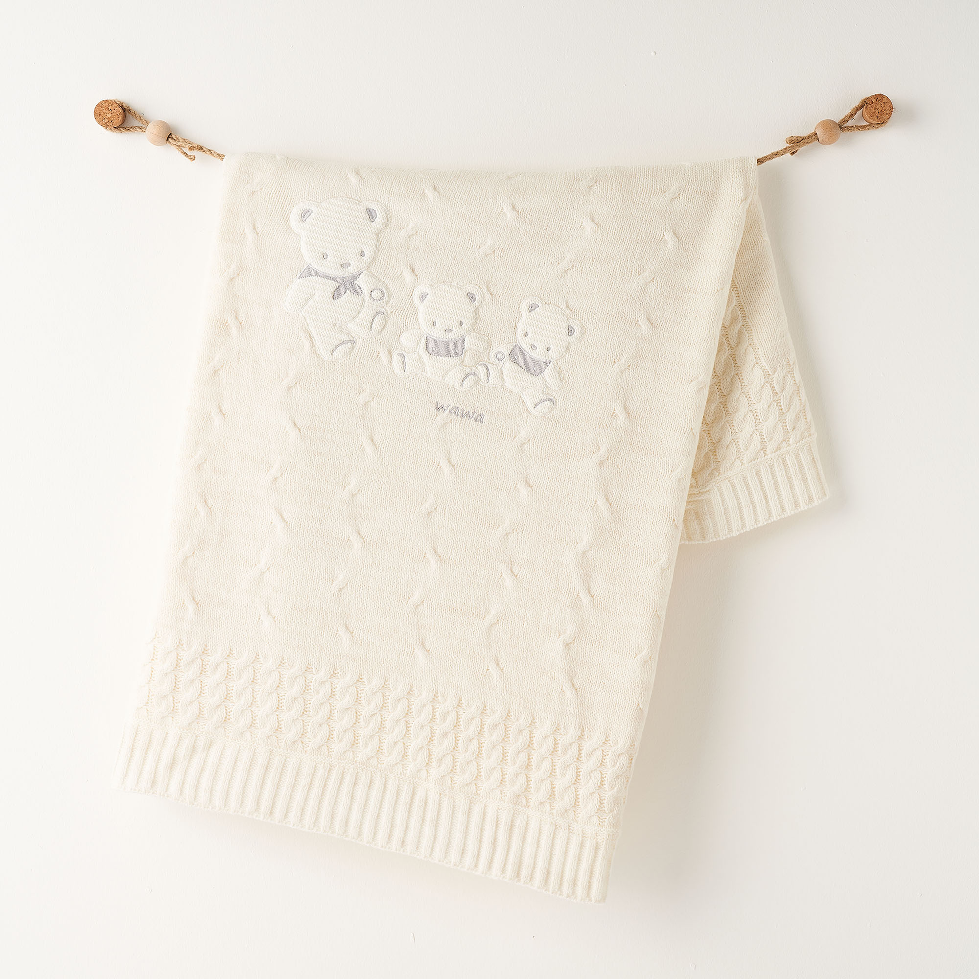 Bebek Triko Battaniye Knıtted Blanket 85x100